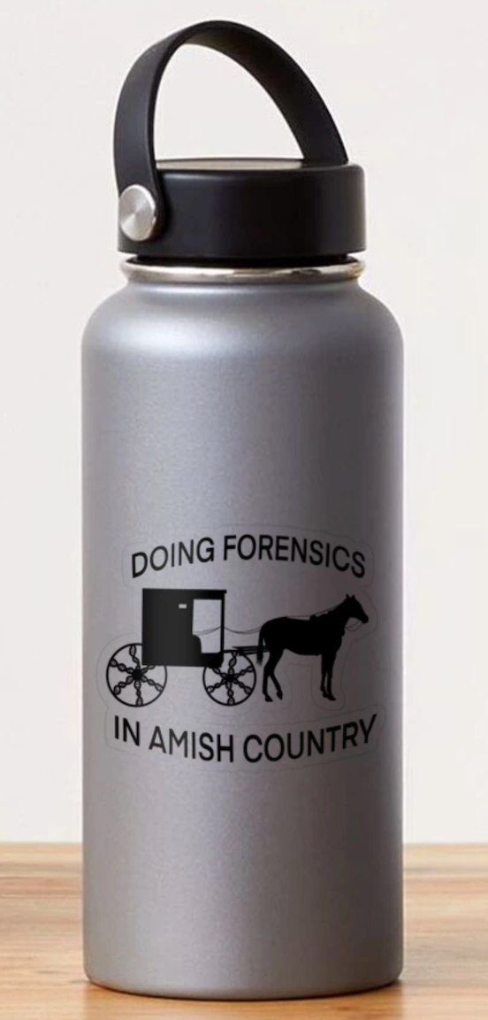 Amish Forensics (Sticker)