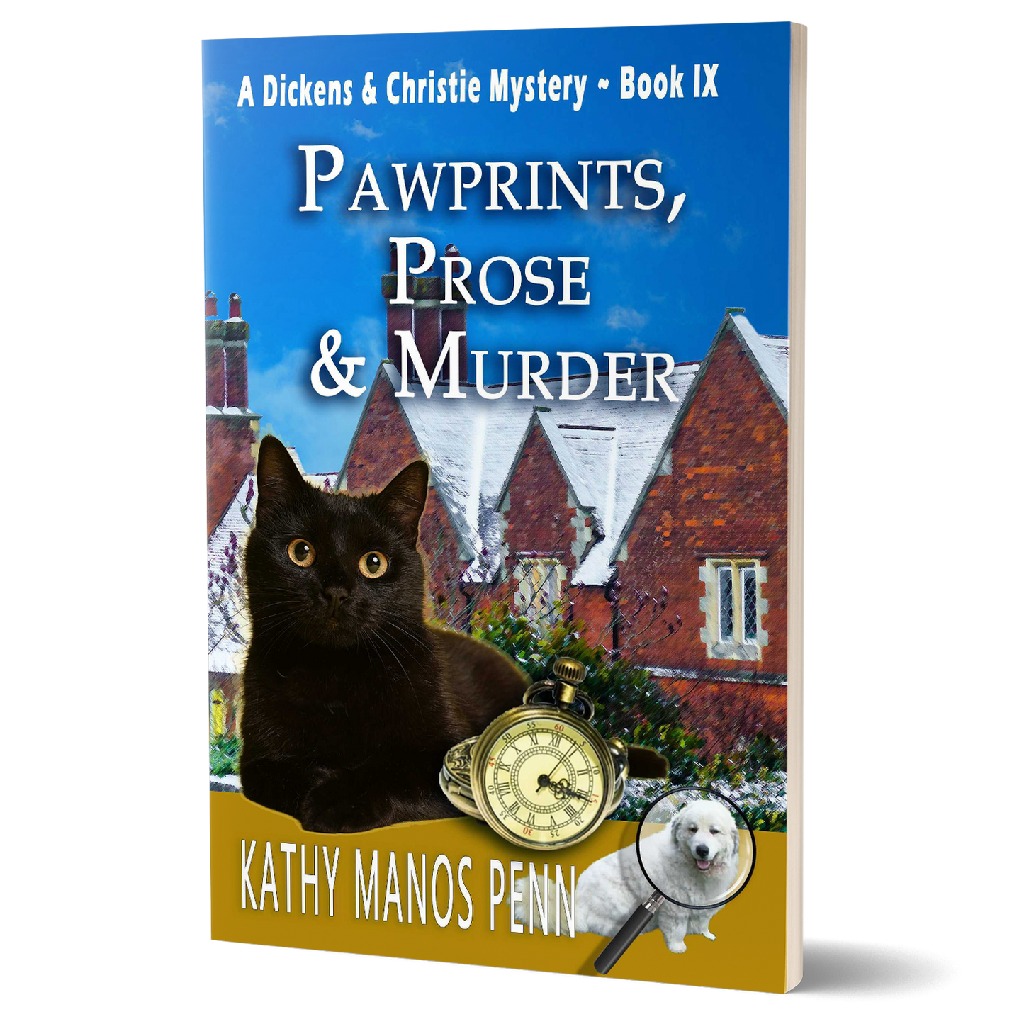 Pawprints, Prose & Murder: A Dickens & Christie Mystery Book 9 (Paperback)