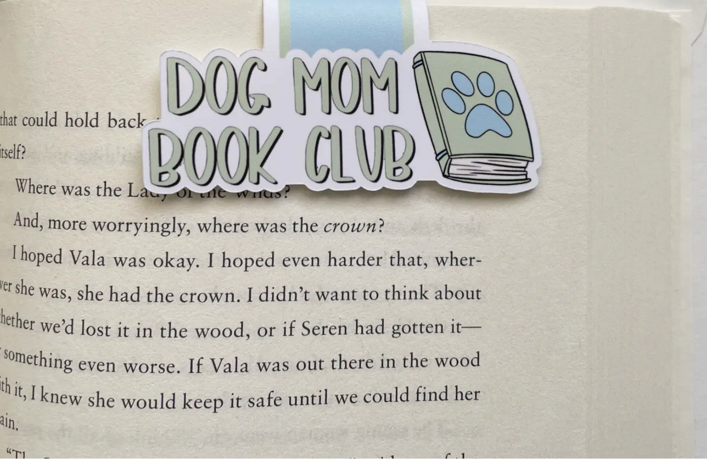 Dog Mom Book Club (Bookmark)