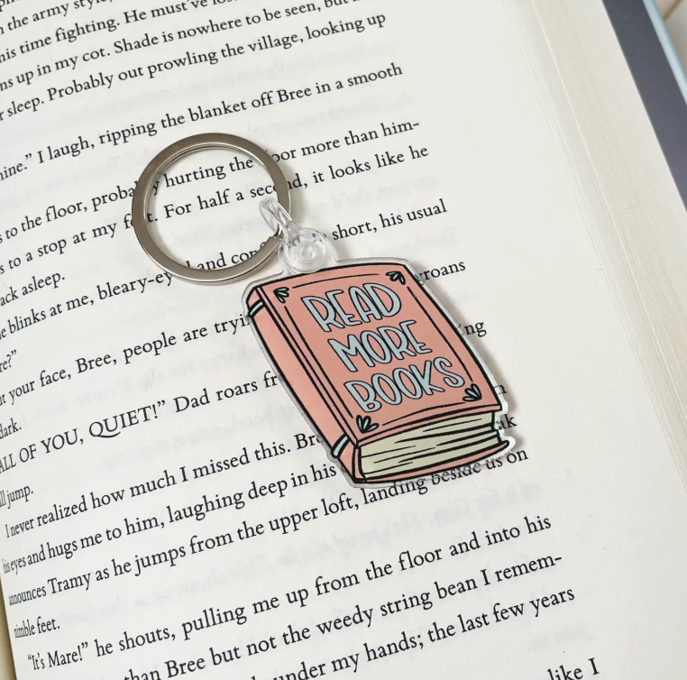 Read More Books (Keychain)