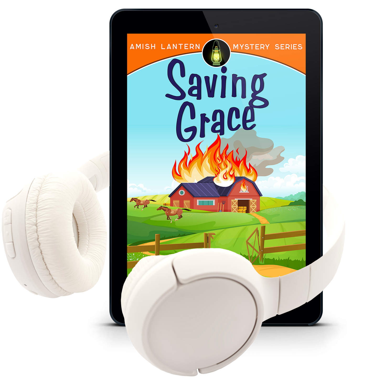 Saving Grace: Book Three of The Amish Lantern Mystery Series (Audiobook)