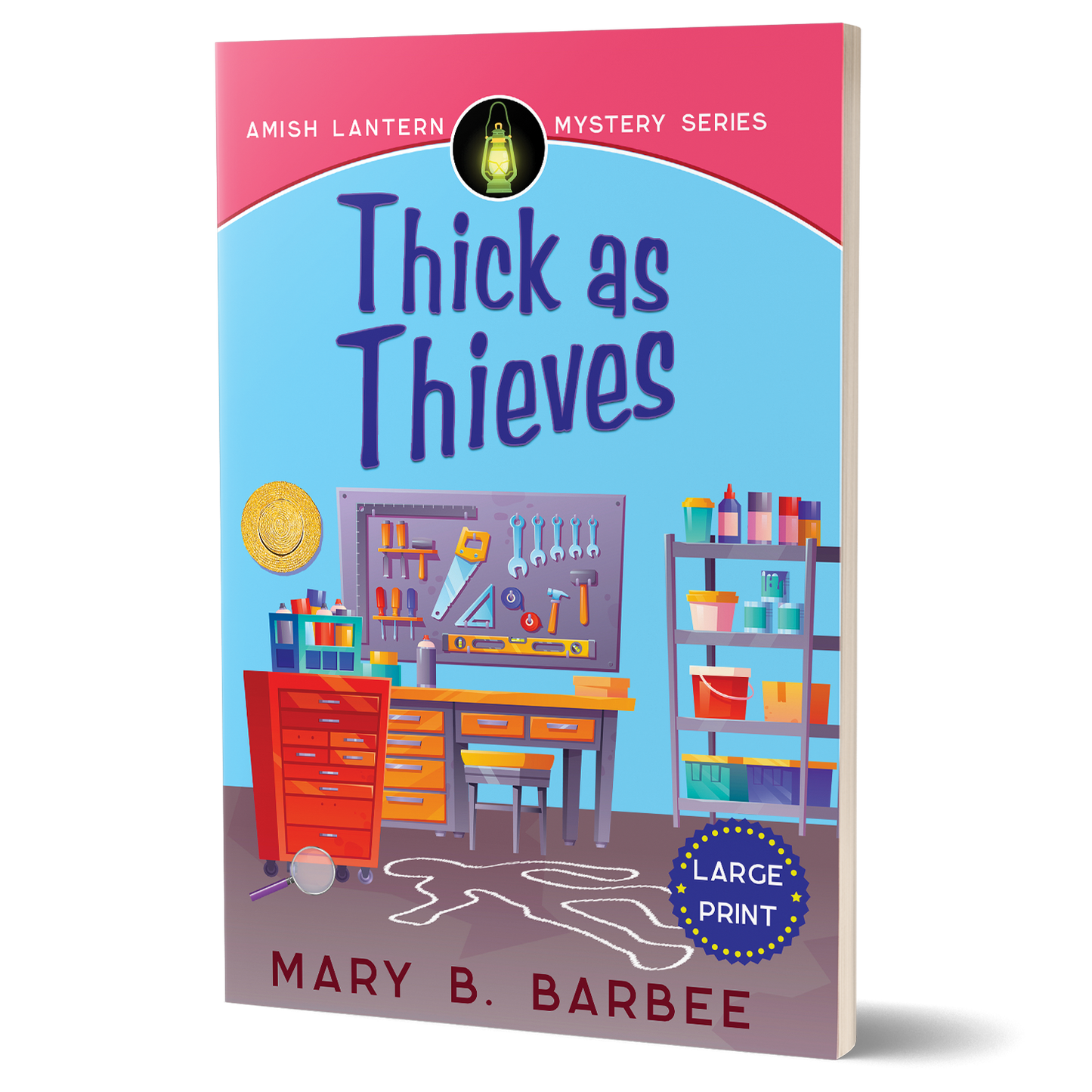 Thick as Thieves: Book One of The Amish Lantern Mystery Series (Large Print)