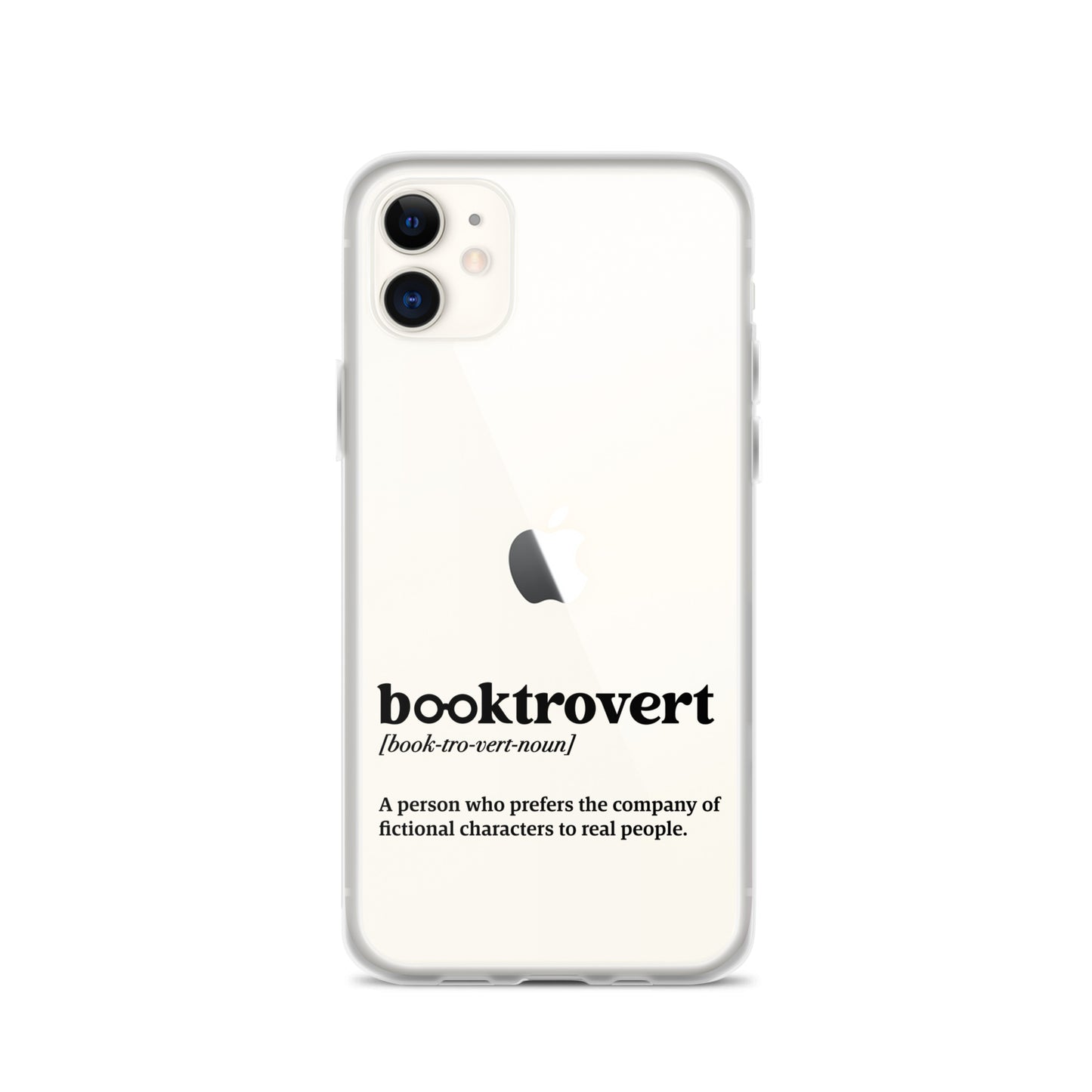 “Booktrovert” Clear Case for iPhone®