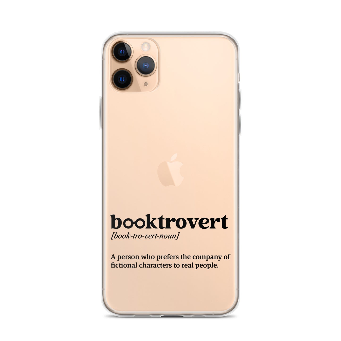 “Booktrovert” Clear Case for iPhone®