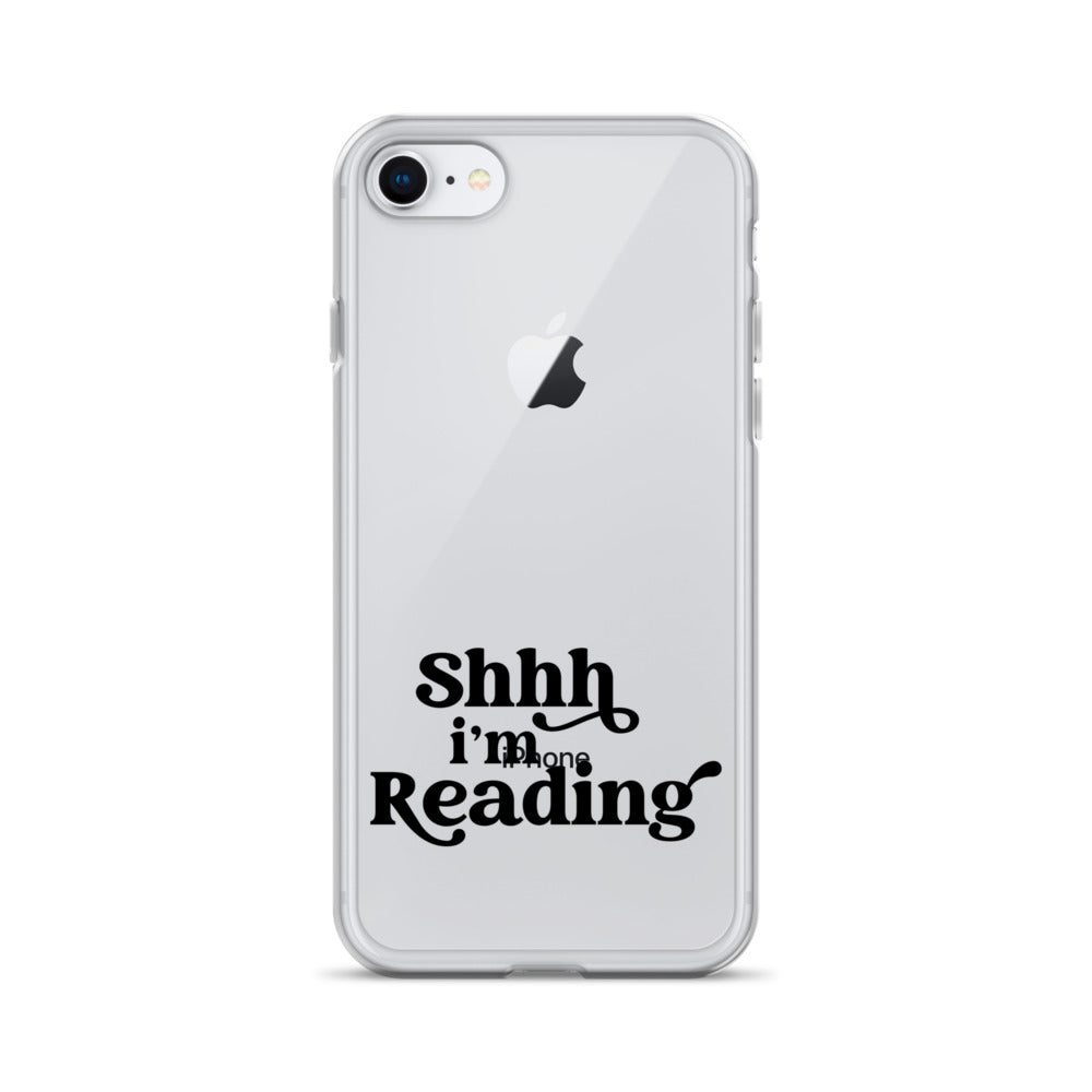 "Shh, I'm Reading" Clear Case for iPhone®
