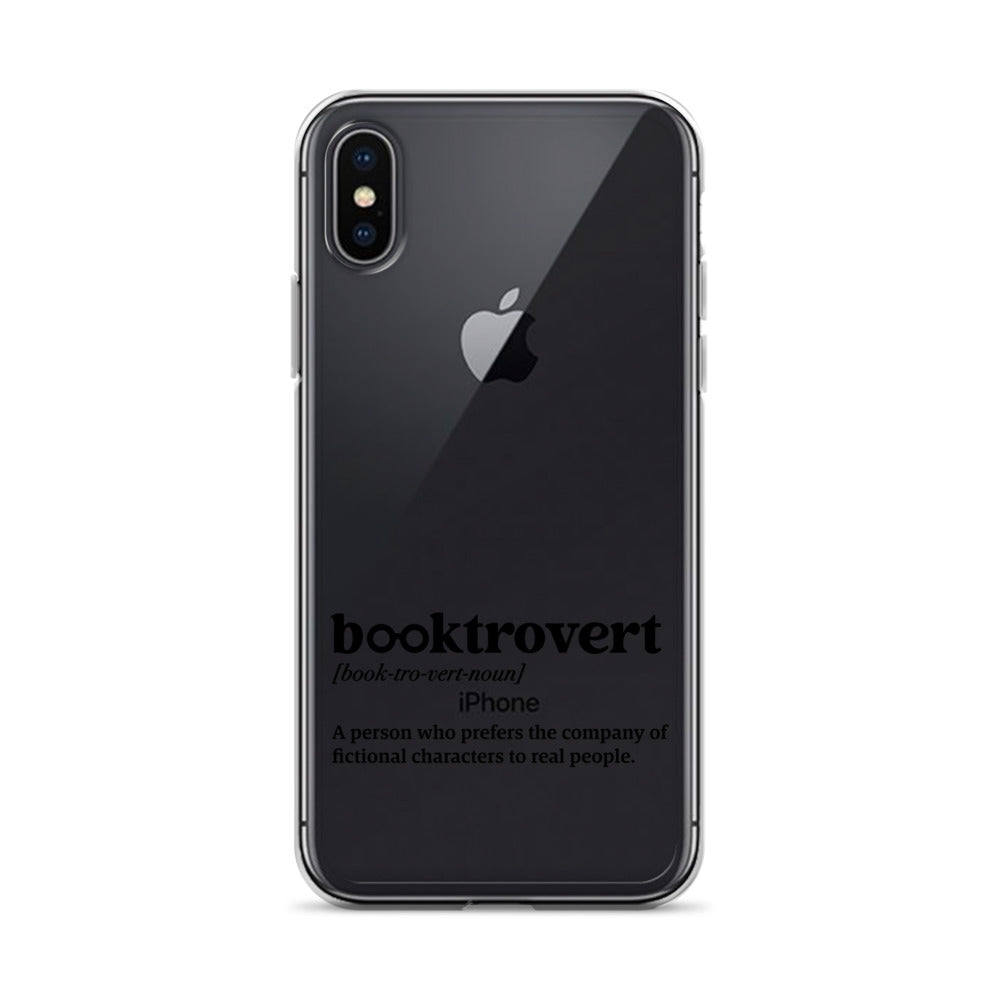 “Booktrovert” Clear Case for iPhone®