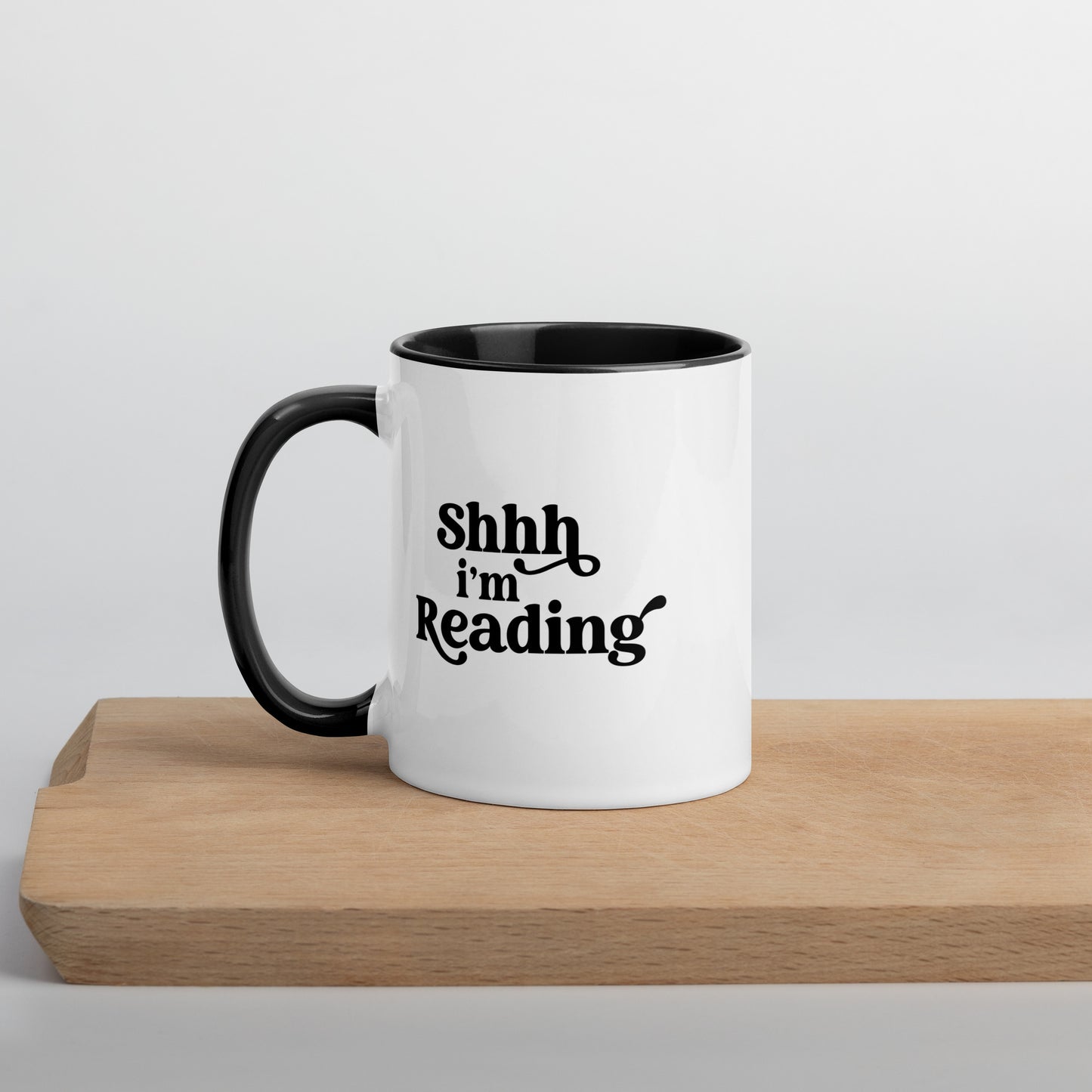 Shh, I'm Reading (Mug with Color Inside)