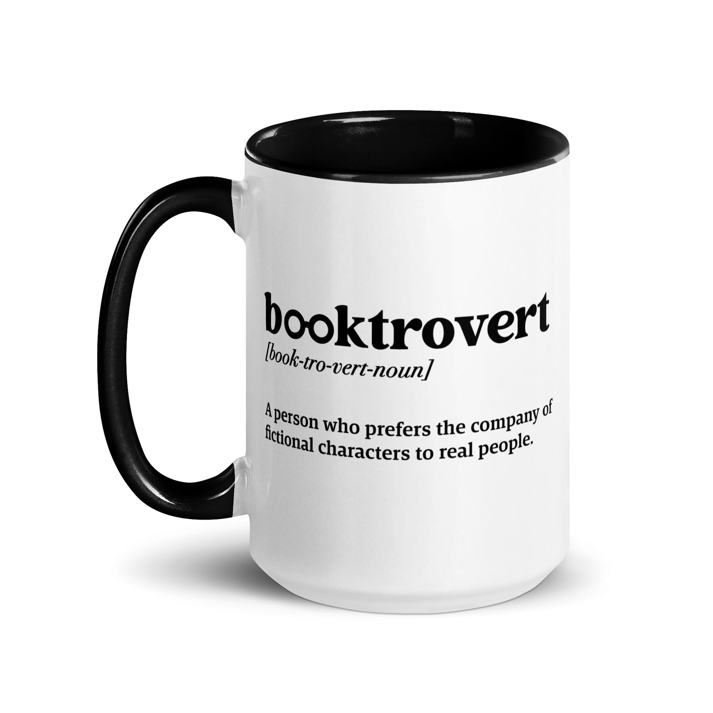 Booktrovert (Mug with Color Inside)