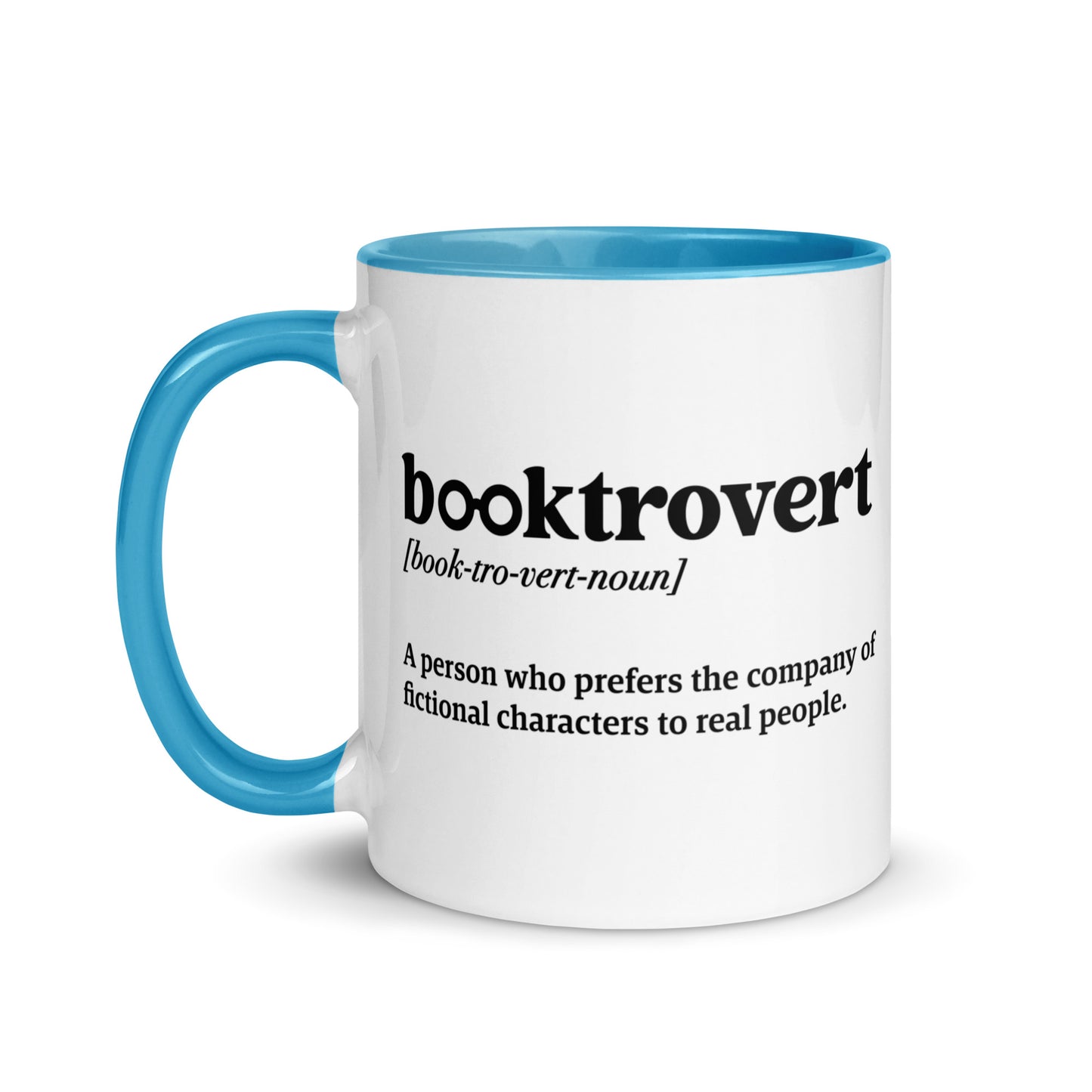 Booktrovert (Mug with Color Inside)