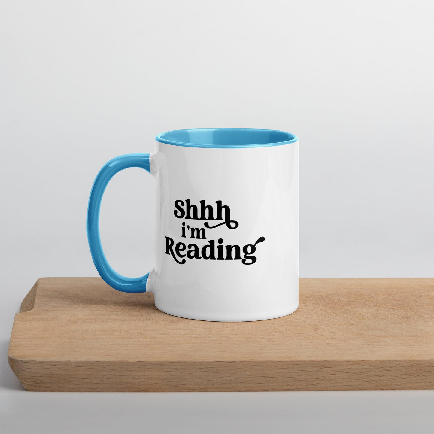 Shh, I'm Reading (Mug with Color Inside)