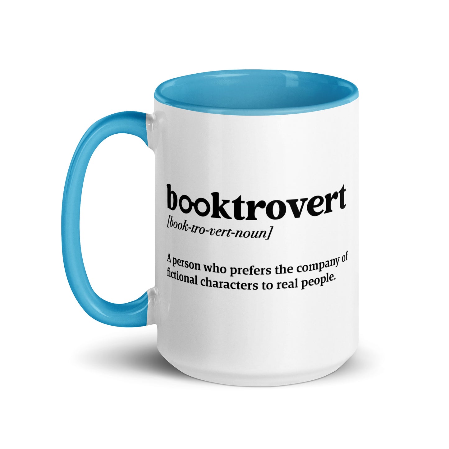 Booktrovert (Mug with Color Inside)