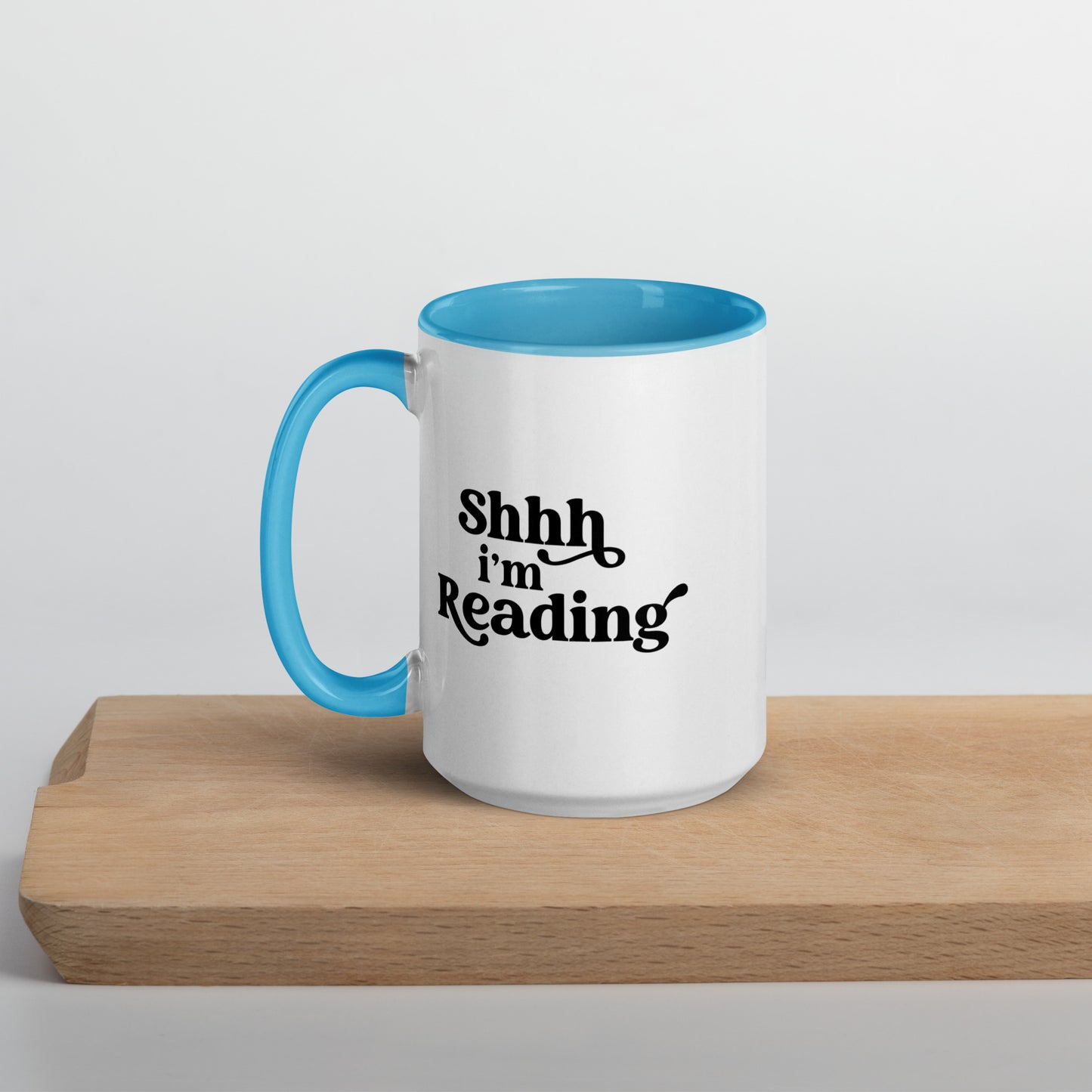 Shh, I'm Reading (Mug with Color Inside)