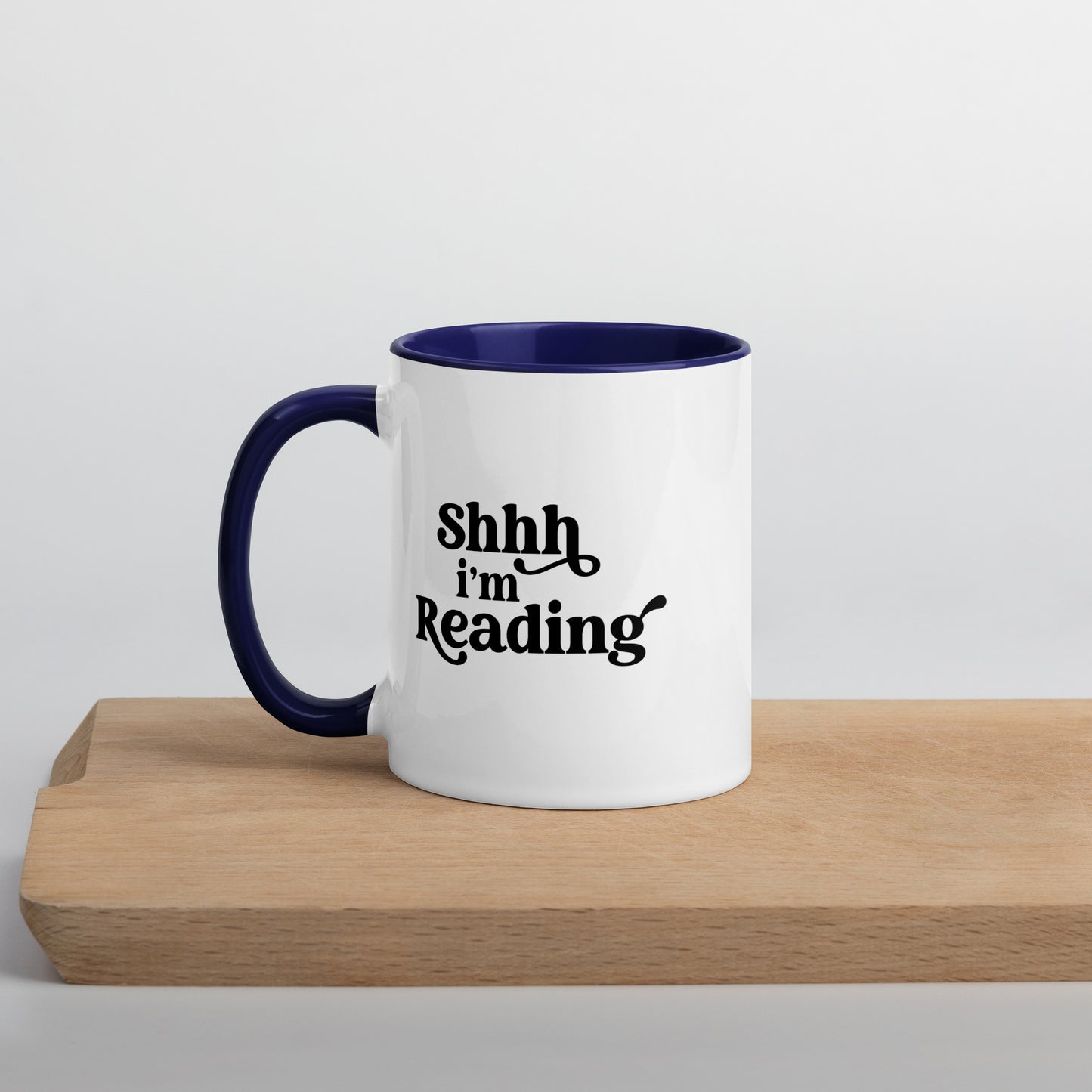 Shh, I'm Reading (Mug with Color Inside)