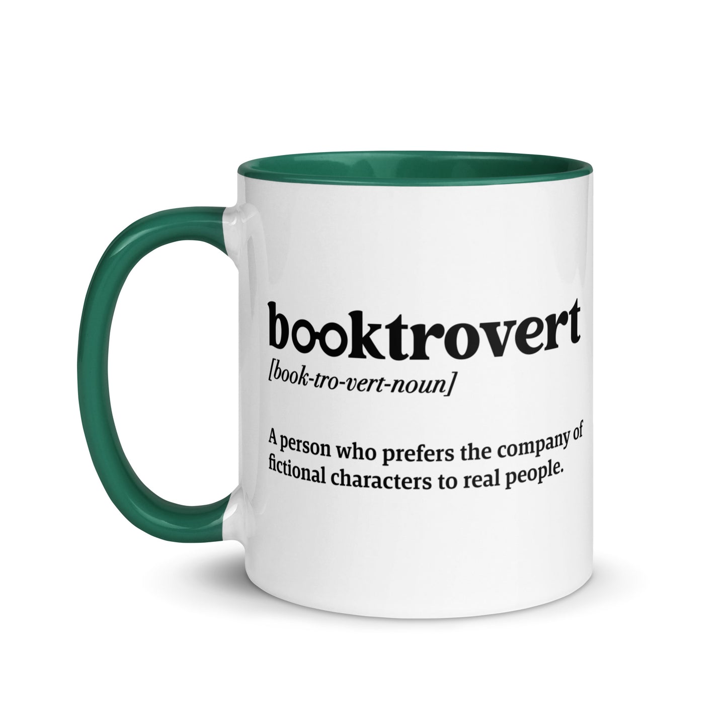 Booktrovert (Mug with Color Inside)