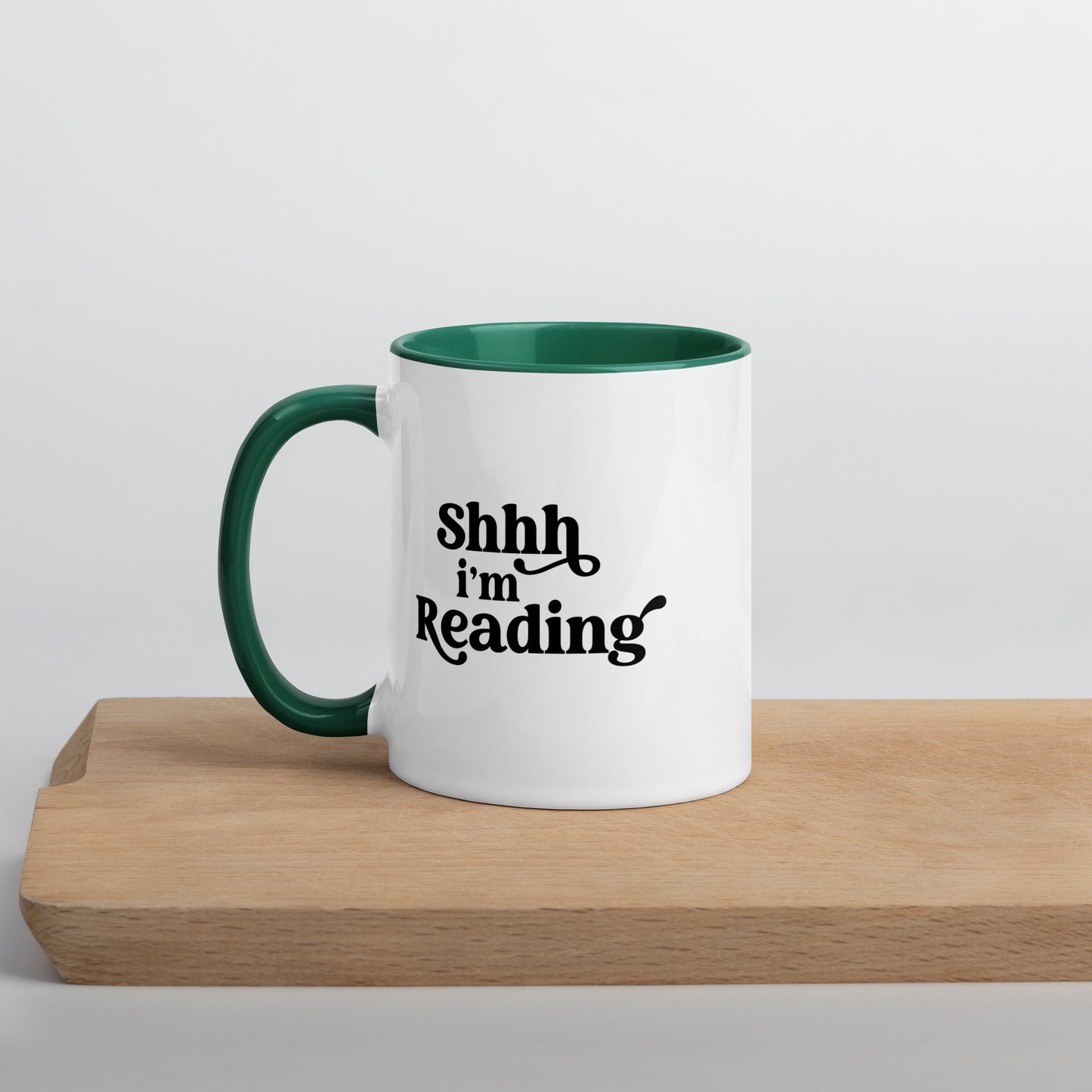 Shh, I'm Reading (Mug with Color Inside)