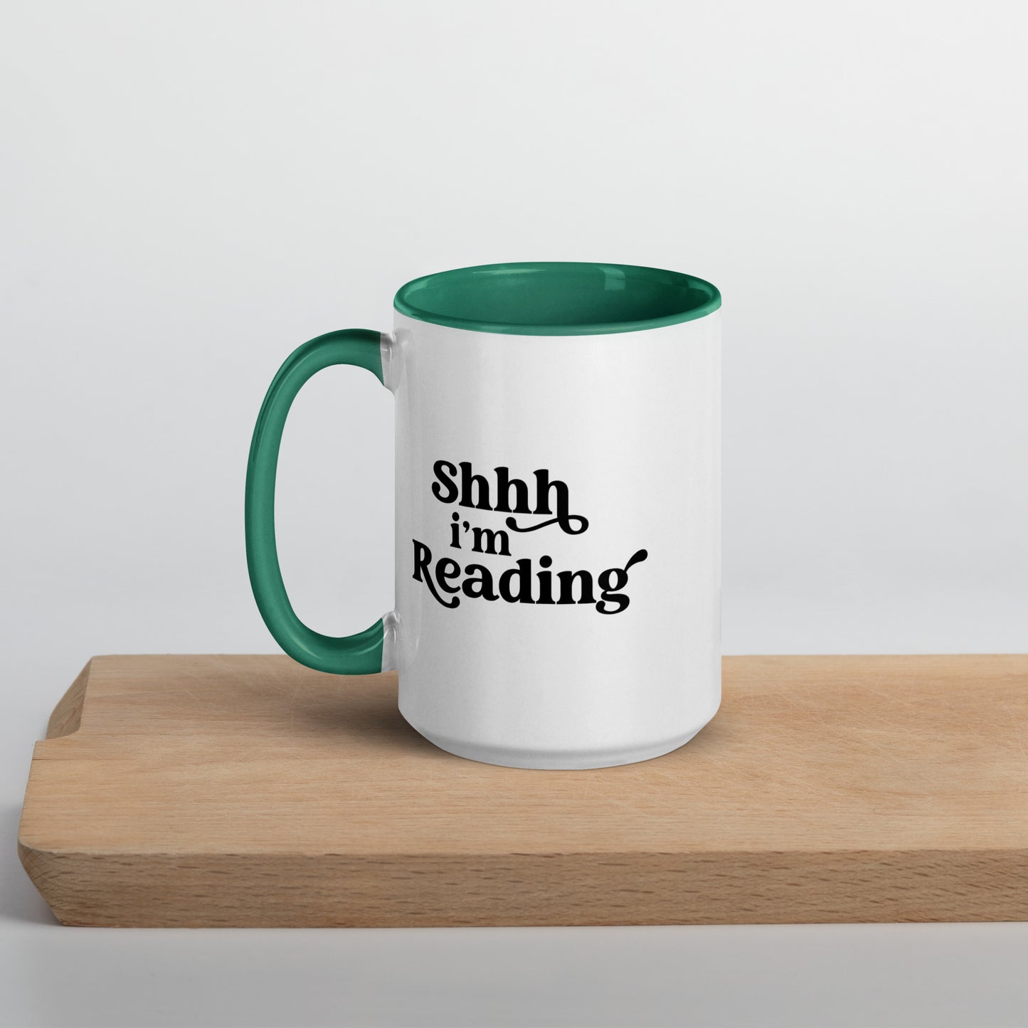 Shh, I'm Reading (Mug with Color Inside)