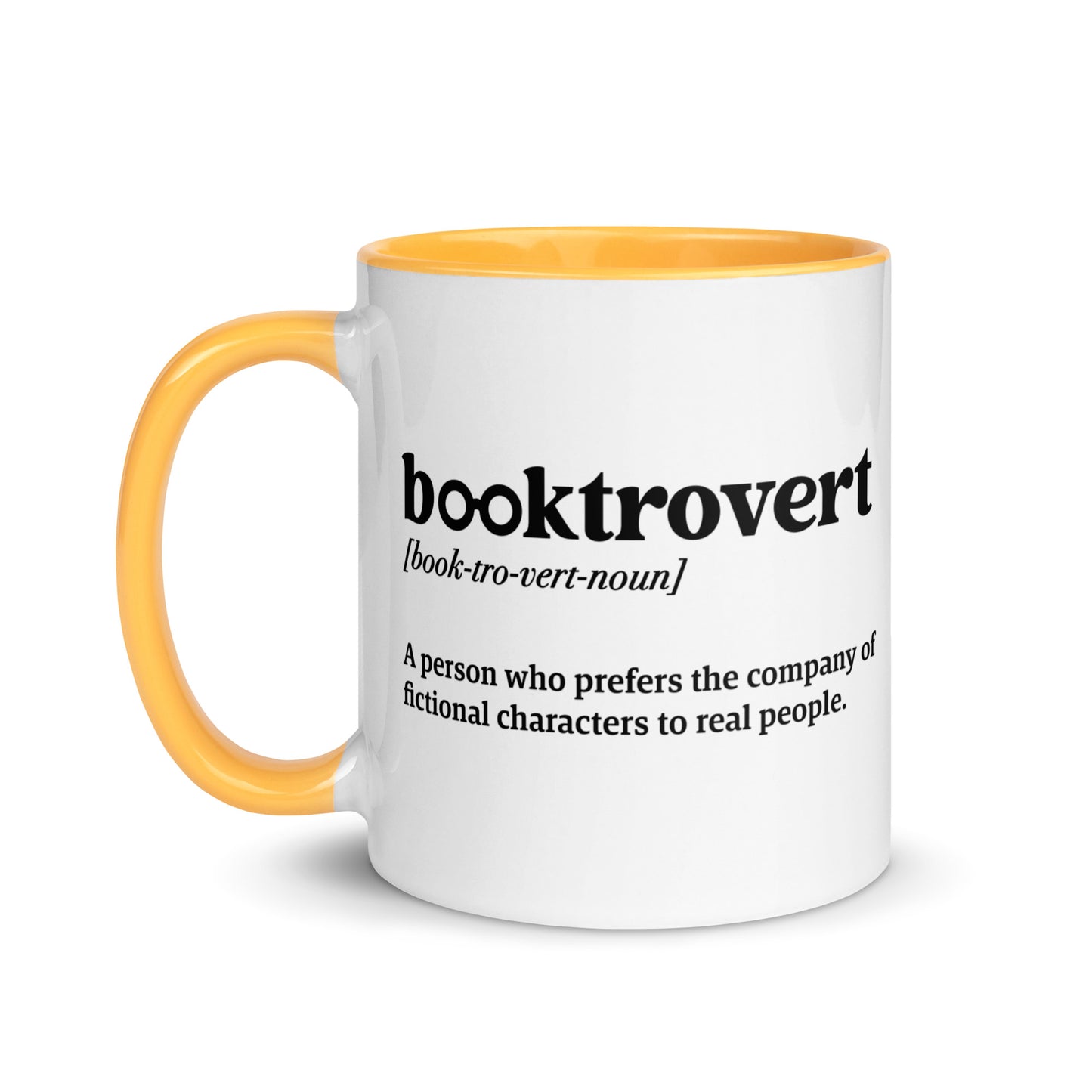Booktrovert (Mug with Color Inside)