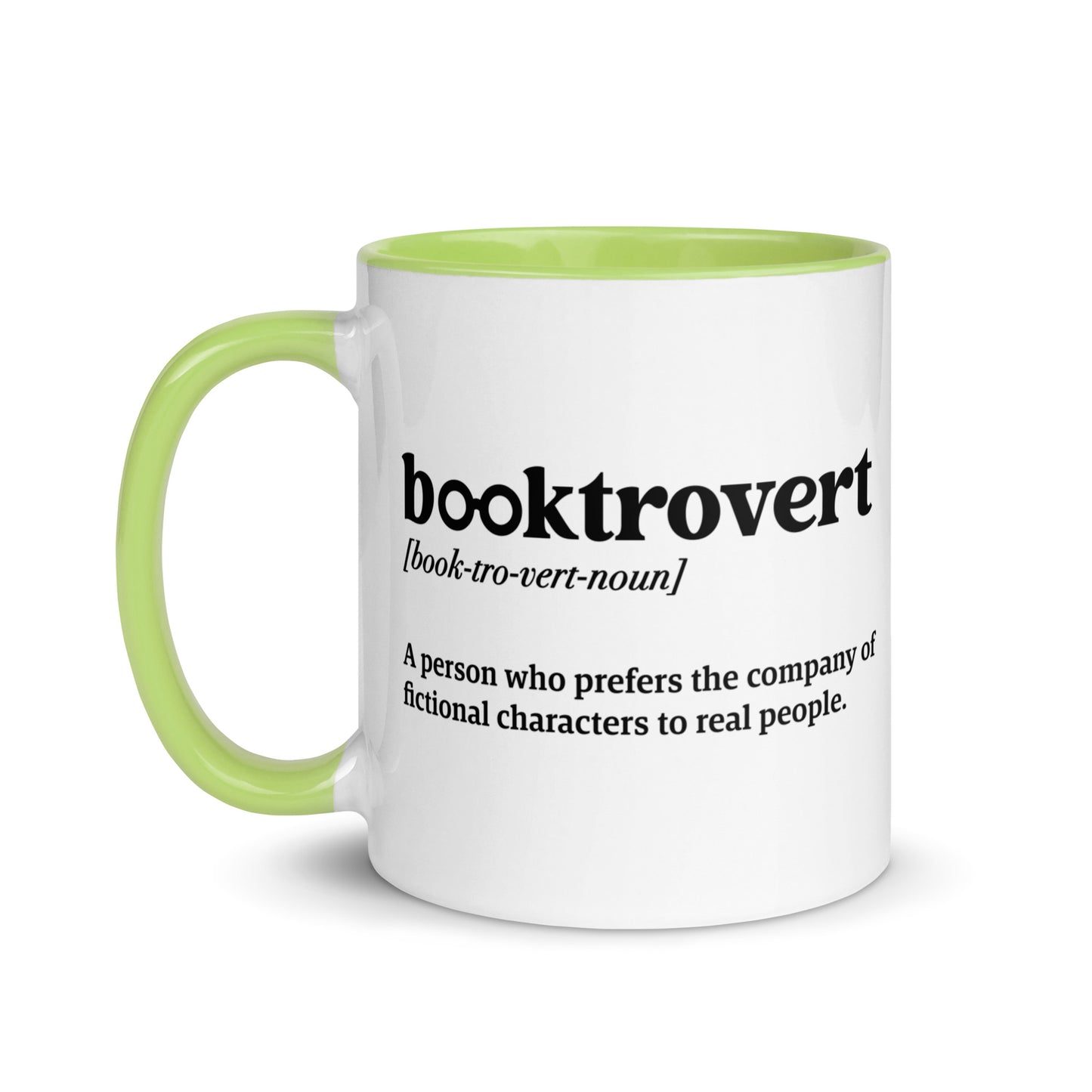 Booktrovert (Mug with Color Inside)