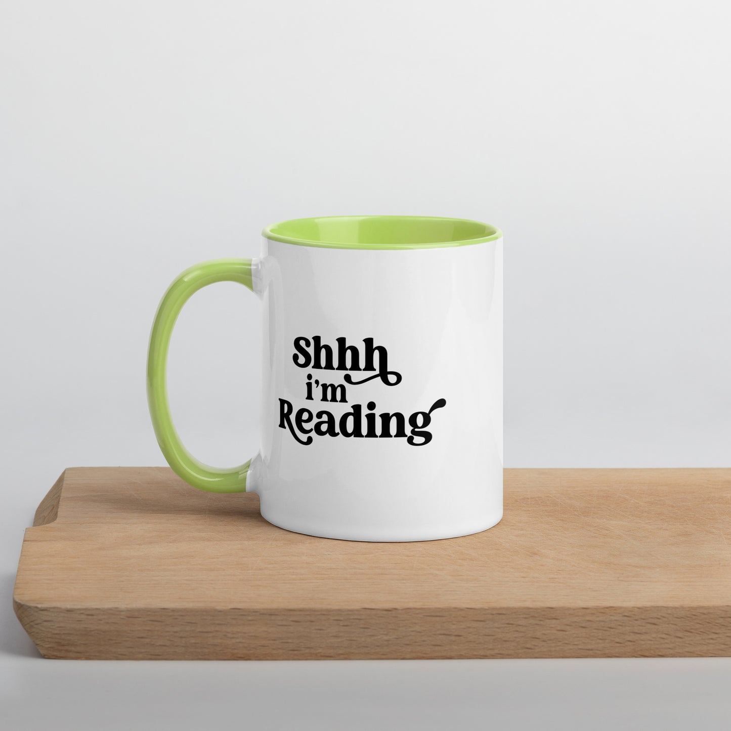 Shh, I'm Reading (Mug with Color Inside)