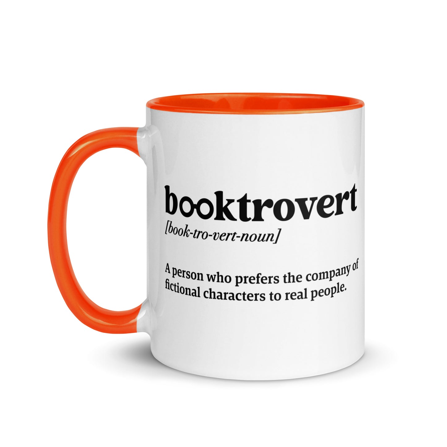 Booktrovert (Mug with Color Inside)