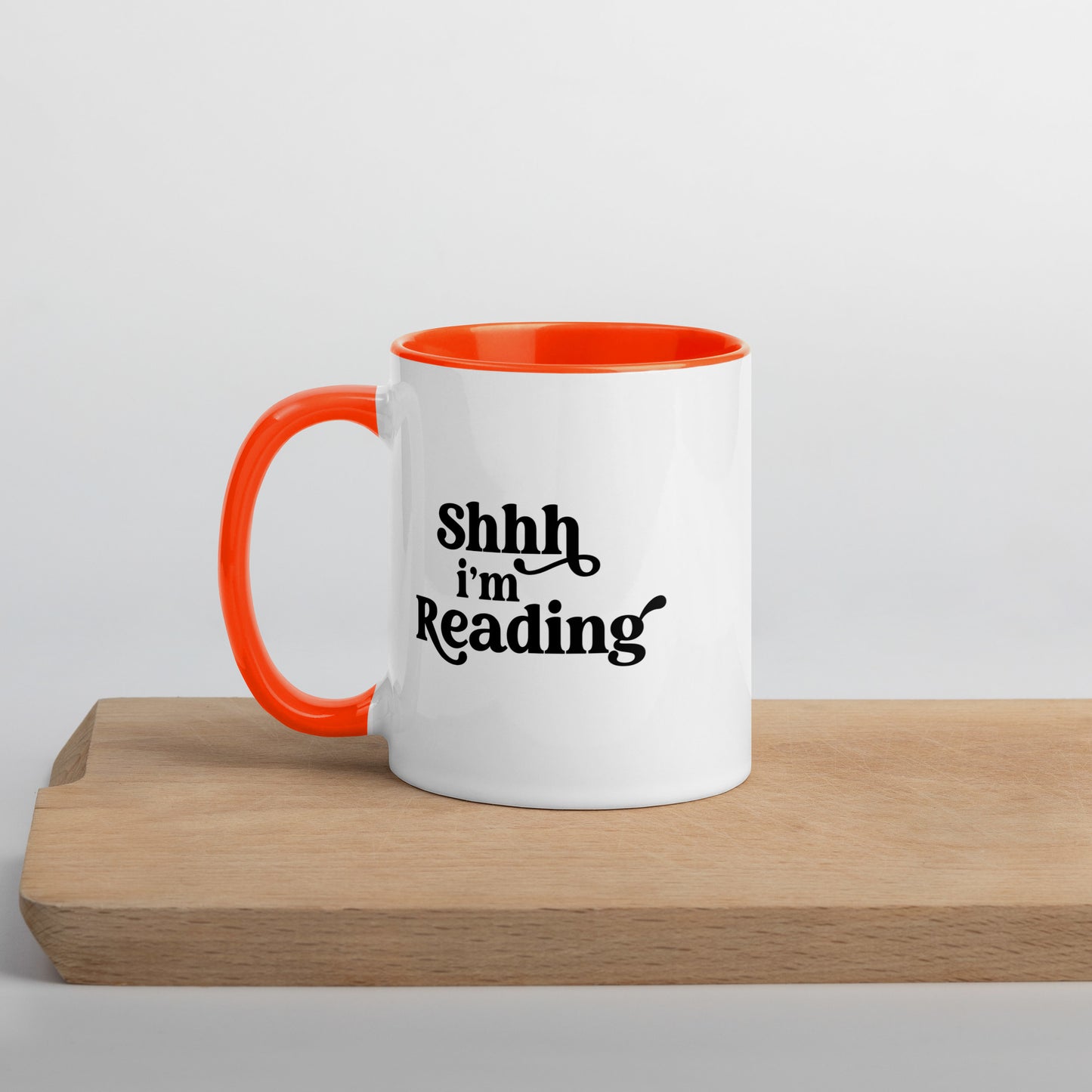 Shh, I'm Reading (Mug with Color Inside)