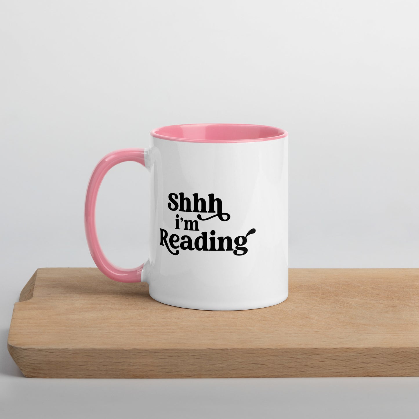 Shh, I'm Reading (Mug with Color Inside)
