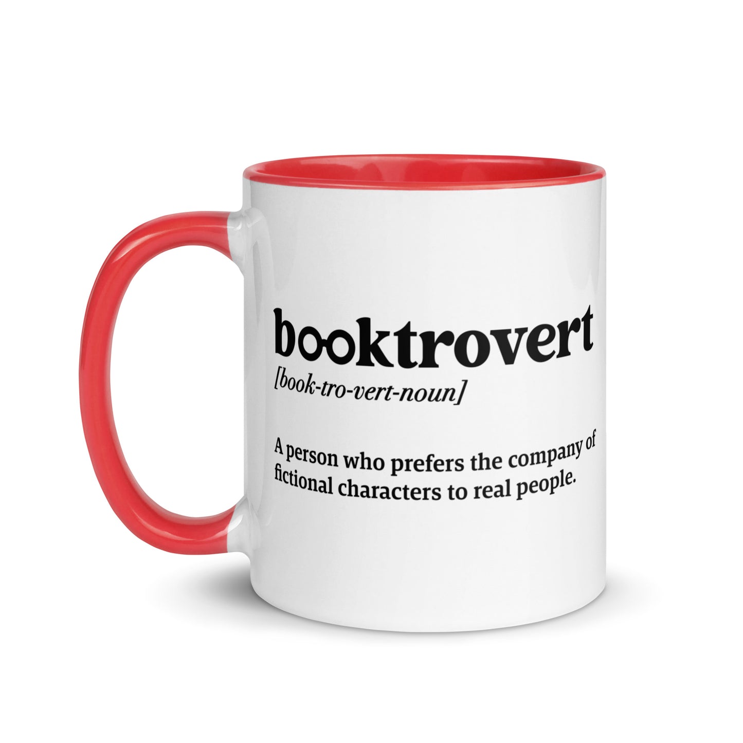 Booktrovert (Mug with Color Inside)