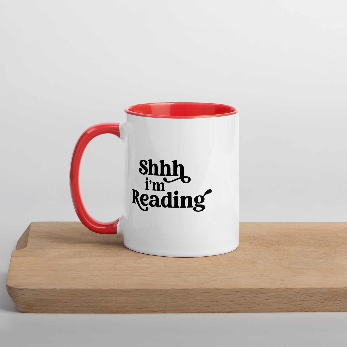 Shh, I'm Reading (Mug with Color Inside)