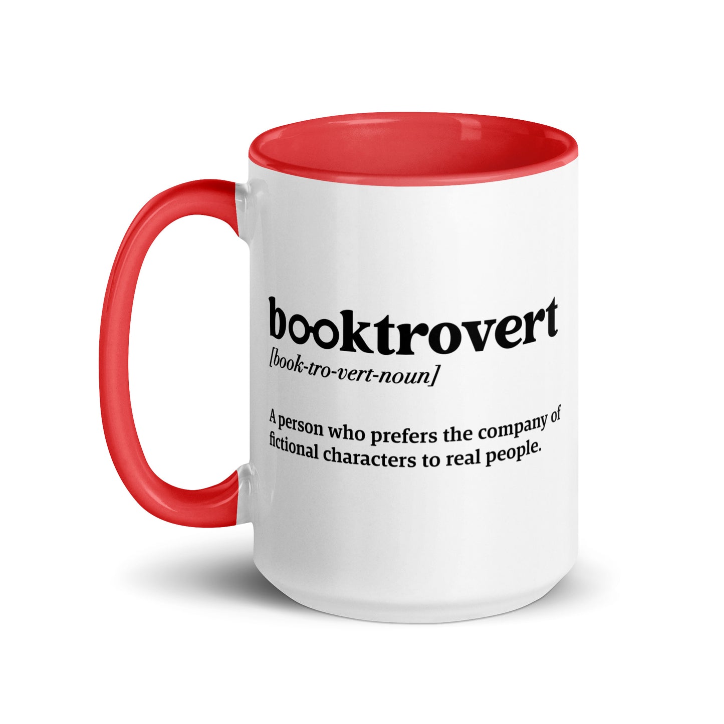 Booktrovert (Mug with Color Inside)