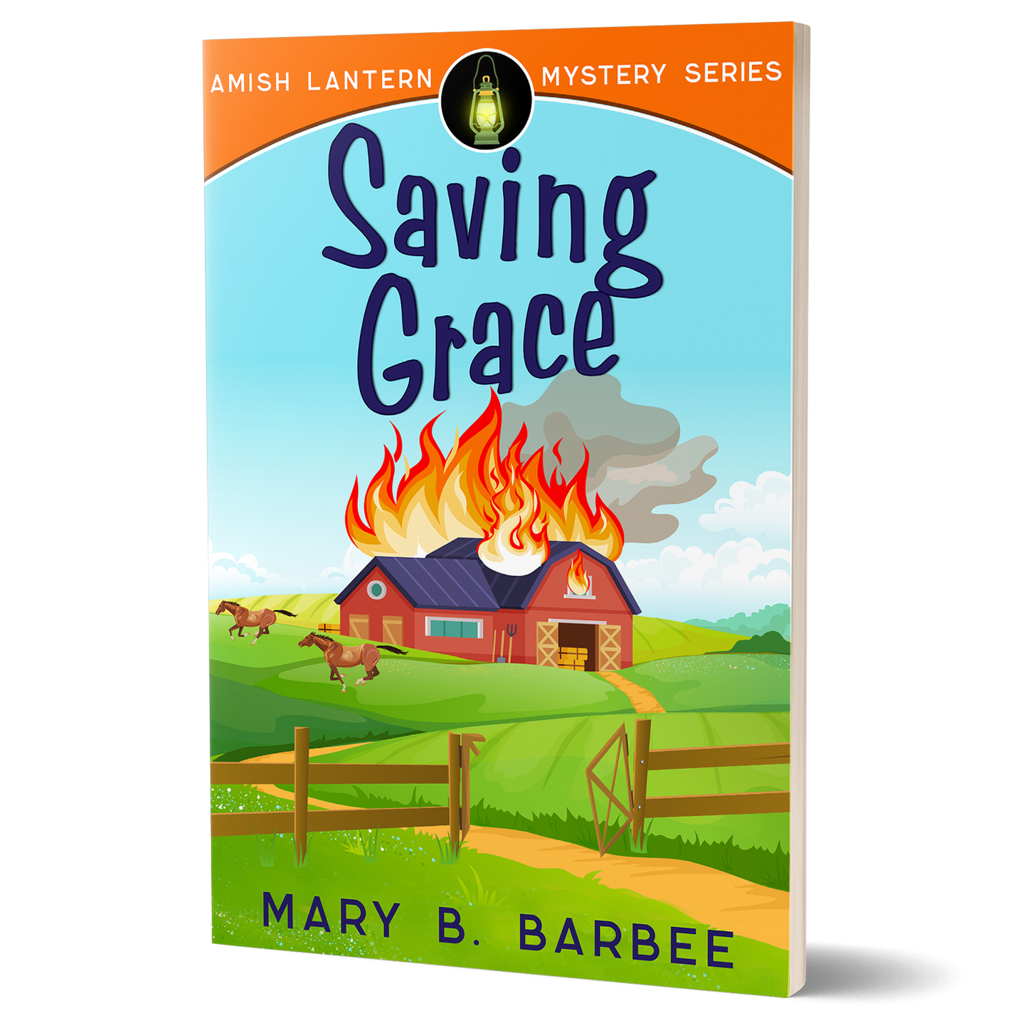 Saving Grace: Book Three of The Amish Lantern Mystery Series (Paperback)