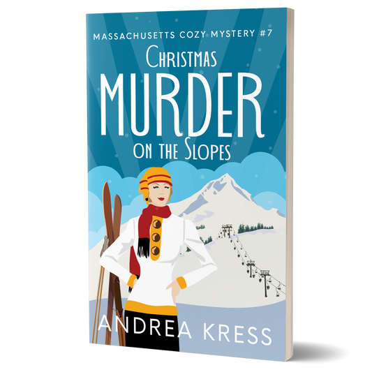 Christmas Murder on the Slopes: Massachusetts Cozy Mystery Book 7 (Paperback)