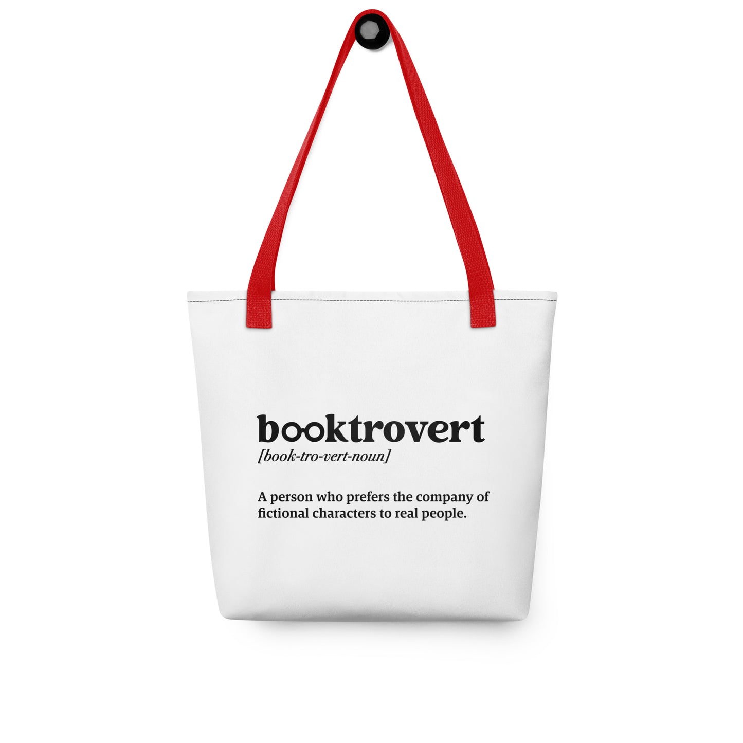 “Booktrovert” Tote bag